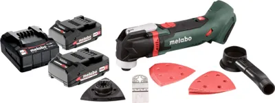 Zdjęcie produktu dla Akumulatorowe narzędzie wielofunkcyjne Metabo MT 18 LTX 18 V OIS / Starlock + 2x akumulator 2,0 Ah + ładowarka