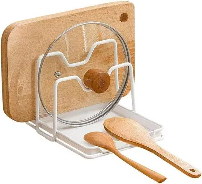 Produktbild von Multifunktionelles Kochgehilfe mit 2 Schichten und Leckstelle - Organisationshilfe für Spatels und mehr