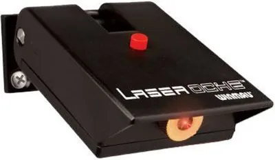 A black laser oche device for darts.
