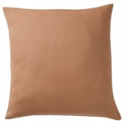 Produktbild von IKEA PRAKTSALVIA Dekorative Kissenhülle Braun 50x50 cm Baumwolle