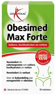 Productafbeelding van Lucovitaal Obesimed Max Forte - 30 tabletten