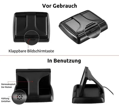 Obrázek produktu pro Zadní kamera, barevný monitor, IP68 (vodotěsná), noční vidění, parkovací asistent pro automobily, osobní automobily, nákladní vozidla, obytné vozy, univerzální, 12V, barevný TFT-LCD displej, úhel záběru 170 stupňů, dosah 6 metrů