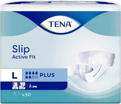 Image de Tena Slip Active Fit Plus Large - 6 paquets de 30 protections