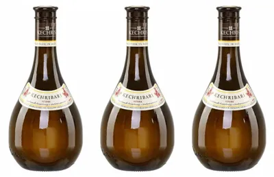 Produktbild von Kechribari Retsina 3x 0,5l | Geharzter Weißwein aus Griechenland | 11,5% Vol.