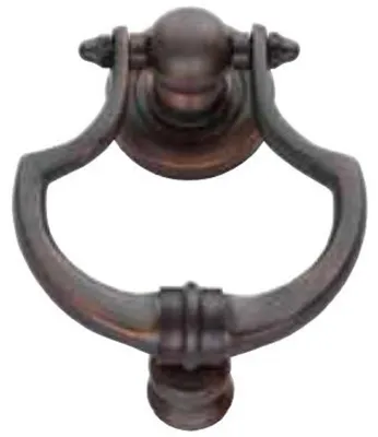 Produktbild von Casa Padrino Luxus Barock Türklopfer Kupfer oxidiert 11 x H. 14 cm - Eleganter Messing Türklopfer - Wohnaccessoires im Barockstil