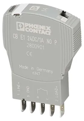Zdjęcie produktu dla Phoenix Contact 2800901, Typ CB, IP30, 24 V
