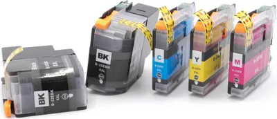 Produktbild von vhbw 5x Tintenpatronen kompatibel mit Brother MFC-J5920DW Drucker + Chip (Kompatibel)