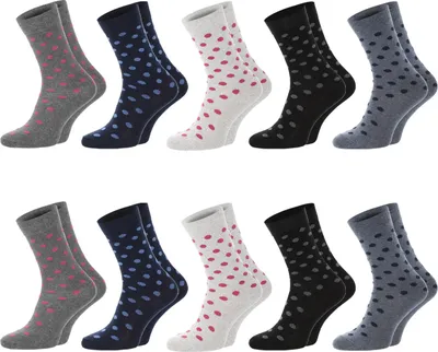 Immagine prodotto di ChiliLifestyle Calza da donna a pois multicolore 39-42