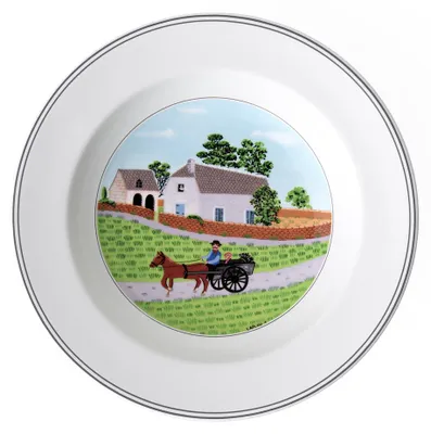 Imagen del producto de Plato para sopa "Naif" de Design, marca Bauer, 221 mm, 310 ml. Fabricante: Villeroy & Boch. Número de artículo: 1023372702. Código EAN: 5450102206346
