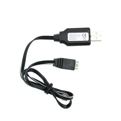 Produktbild von 010 USB-Ladekabel | 7,4V | 800mAh | weißer 3-poliger Stecker - Balancer | F45, F49, FT009