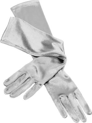 Produktbild von 20er Handschuhe silber - Faschingskostüm Karneval