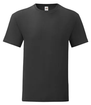 Obrázok produktu pre Fruit of the Loom – Pánske tričko „Iconic 150“ FK3355 (5XL) (čierne)