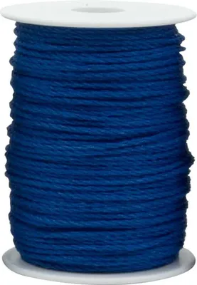 Produktbild von Bastelkordel, Baumwolle gedreht 3mm dunkelblau 100m Rolle (1m=0,15EUR) Goldina