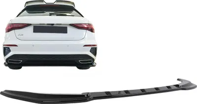 Immagine prodotto di Estensione spoiler posteriore per Audi A3 8Y S-Line 2020-2024 Sportback nero.