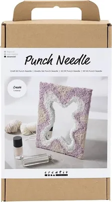 Produktbild von Kreativ Set Punch Needle, Spiegel, Pastellfarben