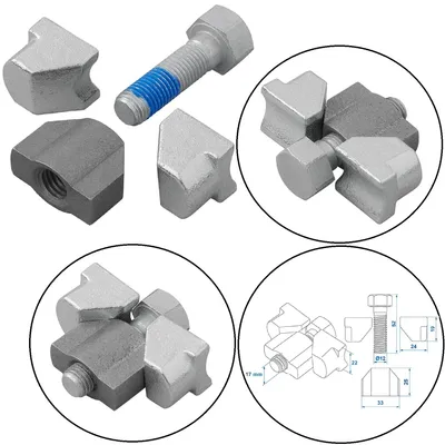 Produktbild von Anhänger Bremse Bremseinsteller kompatibel für Knott 250*40mm Bremsenversteller