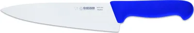 Produktbild von Giesser Messer Küchenmesser Kochmesser mittelspitz breit scharf - blau 20 cm