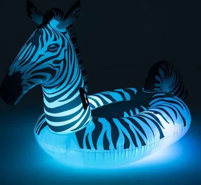 Produktbild von Bestway Badeinsel Zebra mit LED-Licht