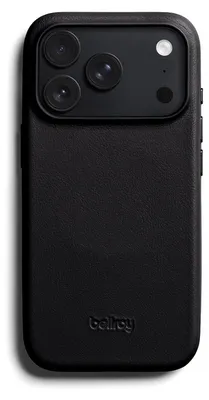 Imagen del producto de Funda de cuero Bellroy para iPhone 18 Pro / Serie iPhone 17 Pro, compatible con MagSafe, color negro
