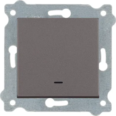Image de Interrupteur simple avec éclairage Mocha 201/15E EXEN