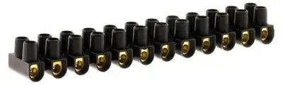 Kabelschuhe 12 Stück 6 mm² schwarz Polypropylen