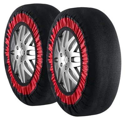 Immagine prodotto di VEVOR Calze da neve ispessite per pneumatici, calze per pneumatici in fibra di poliestere con bande elastiche, copertura per pneumatici con grip da neve per SUV pickup e camion (confezione da 2) calze da neve extra-large