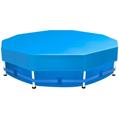 Produktbild von Sekey Poolabdeckung Rund Hochdichtes Abdeckplane für Stahlrahmenbecken, 366 cm, Blau