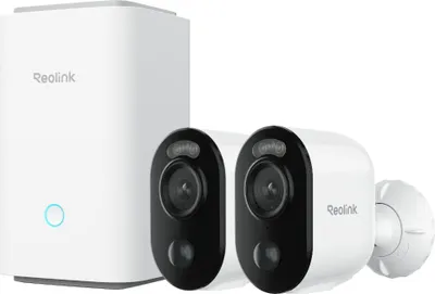 Produktbild von Reolink Hub 1 + 2x Argus Series B310, Basiseinheit, Drinnen, Reolink, Weiß, 11 Benutzer, MicroSD (TransFlash)