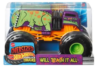 Zdjęcie produktu dla Hot Wheels Monster Trucks JJB04, Monster Truck, 3 lat(a), Metal, Plastik, Wielobarwny