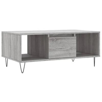 Immagine prodotto di Tavolino da salotto vidaXL grigio Sonoma 90x50x36,5 cm in materiale derivato dal legno