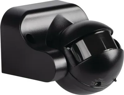 Image de Détecteur de mouvement PIR extérieur noir 12 m IP44 ALER Kanlux