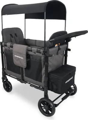 Produktbild von Wonderfold W2 Elite KinderVan für 2 Kinder, Wonderfold:Grau