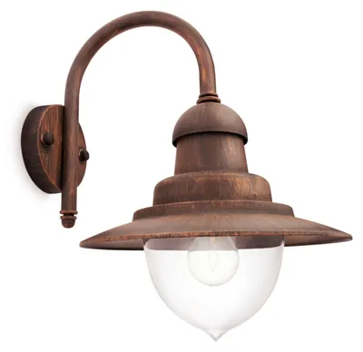 Produktbild von Philips myGarden Wandleuchte 0165206PN, Wandbeleuchtung für den Außenbereich, Bronze, Aluminium, Kunststoff, IP44, Garten, Terrasse, I