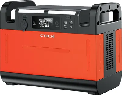 Produktbild von CTECHi Powerstation 2000Watt Solarspeicher 1210wh Solar Stromgenerator LiFePO4 Akku Batterie