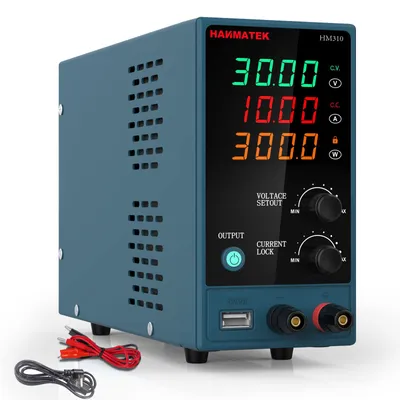 Labor-Netzteil 0-30V / 0-10A, DC, LED-Display, Überlastschutz