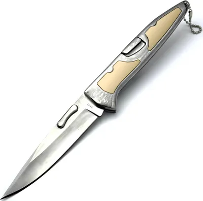 Zdjęcie produktu dla Składany nóż outdoorowy B3123 - Żółty/Srebrny KP39410