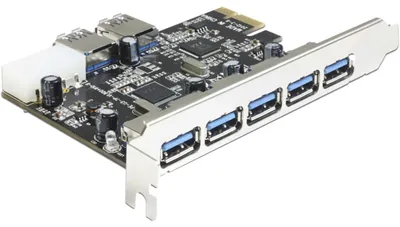 Produktbild von PCI Express Karte >5x ext +2x int.USB3.0