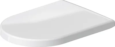 Immagine prodotto di Siège de WC Duravit Starck 3, charnières en acier inox, 430x450mm, rallongé, 0067710000, 0067710000