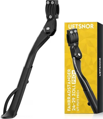 Produktbild von UETSNOR Fahrradständer 24-29 Zoll, Höhenverstellbar, Rutschfester Seitenständer, Stabil bis 45 kg, für Mountainbike, Citybikes