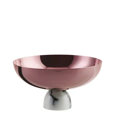 Productafbeelding van Sambonet Schale a.Fuß 20,5 cm Edelst./PVD Parf.Am. 55338MB5