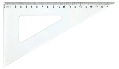 Produktbild von Waytex 931242 Zeichendreieck, 21 cm 60 °
