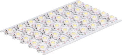 Image de Ampoule LED à Puce Haute Luminosité Economie d'Energie Perles de Lampe DIY avec Plaque Aluminium pour 1W 12V Phares d'Armoires LumineusesLumière Chaude
