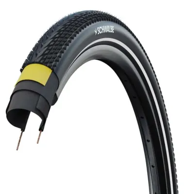 Zdjęcie produktu dla Schwalbe Marathon Almotion – składana – Addix – V-Guard – 700 x 38 C – czarna + odblaskowa