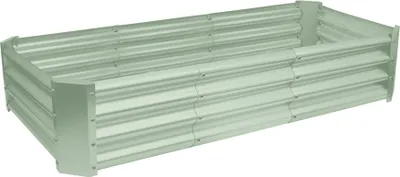 Produktbild von Rechteckiges Hochbeet aus verzinktem Stahl – 180 cm x 90 cm – Grün