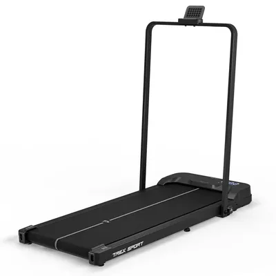 Produktbild von TREX SPORT Laufband für zuhause klappbar mit Steigung TX-350WP ROVIO | Home-Office Walking Pad LED-Anzeige, Bluetooth, Fernbedienung, bis 10 km/h