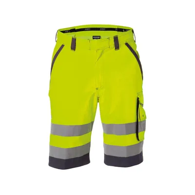 Produktbild von DASSY® Lucca Warnschutz-Shorts NEONGELB/ZEMENTGRAU Gr.62 Länge: STANDARD