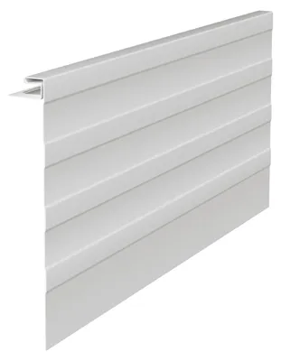 Obrázok produktu pre VILO Fronto – veľká fasádna lišta SVP-19 Vinyl Siding – príslušenstvo pre vonkajšie obklady – 3,05 m – svetlosivá