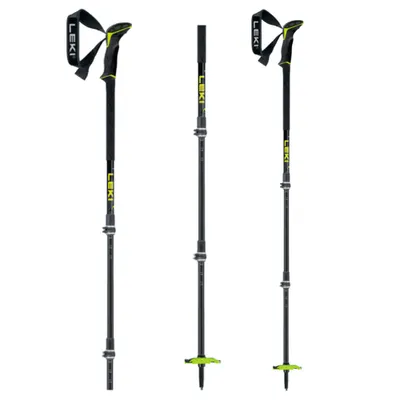 Obrázok produktu pre Leki Guide 3 Black/Neonyellow/Dark Anthracite 110 - 150 cm Turistické palice