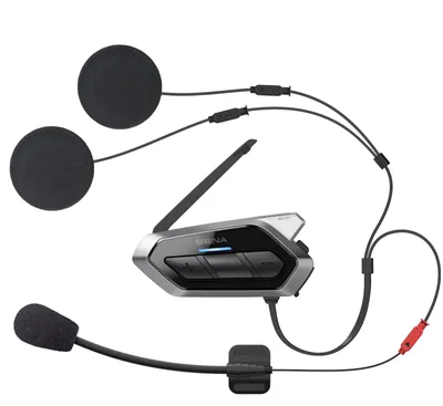 Produktbild von Motorradsprechanlage 50R Quantum Mesh 2.0 Bluetooth 5.0 Bis Zu 2000M Mit Fm Radio Und Harman Kardon Audio System ( 1 Set )