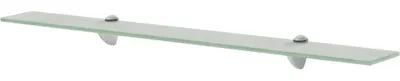 Produktbild von vidaXL Schweberegale 2 Stk. Glas 80x10 cm 8 mm